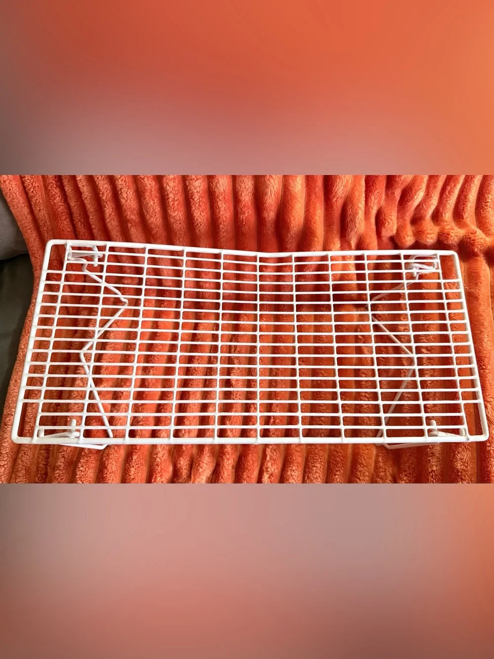 White Wire Shelf Organizer - Multi-Tier Home Storage (4 for one price!)